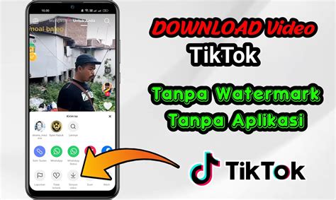 Download Video TikTok Tanpa Watermark Tanpa Aplikasi